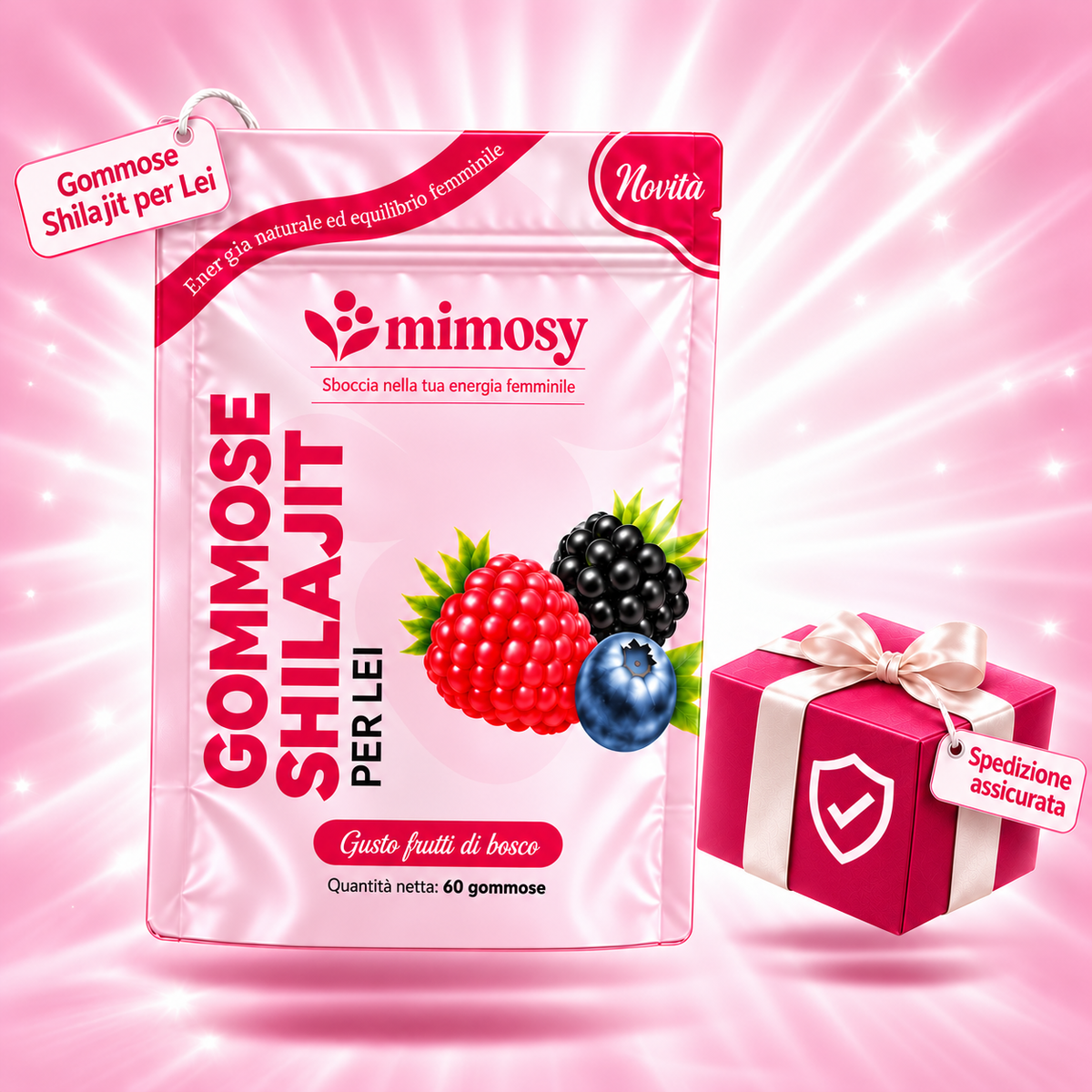 Mimosy - Gommose allo Shilajit - Bloomin