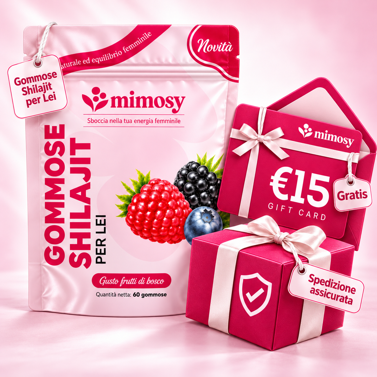 Mimosy - Gommose allo Shilajit - Bloomin
