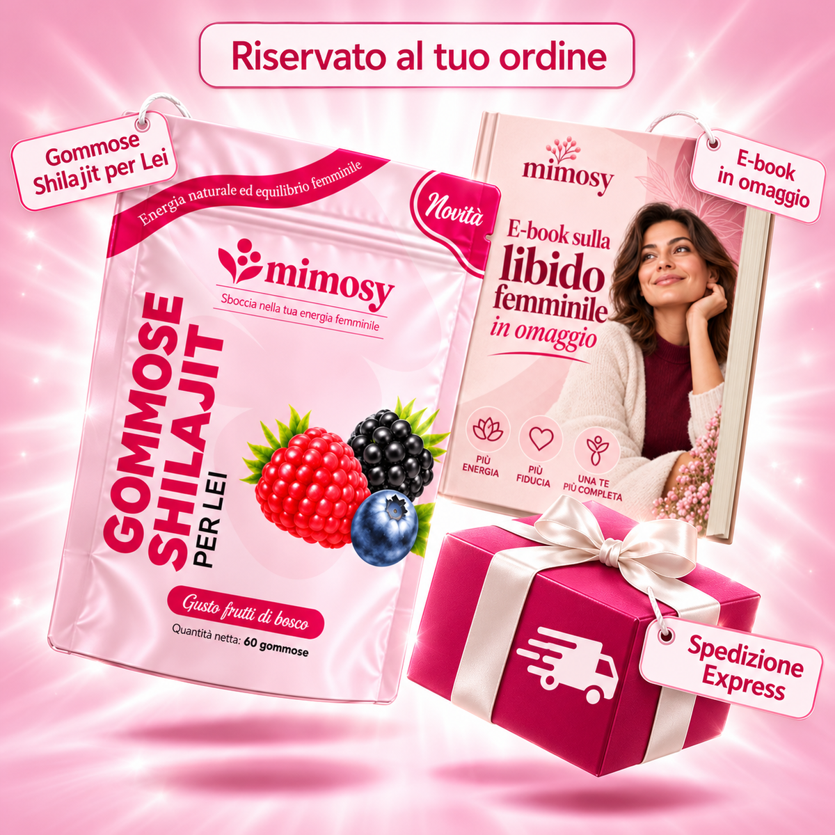Mimosy - Gommose allo Shilajit - Bloomin